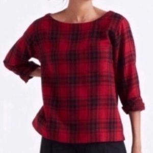 Madewell- Women’s Plaid Flannel Top